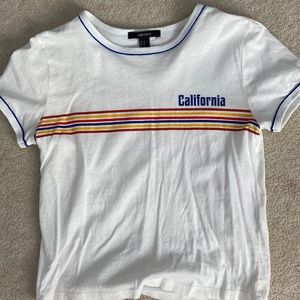 Forever 21 White Crop Top